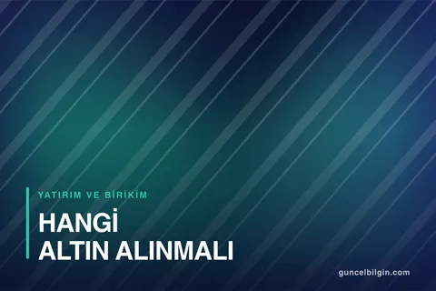 Hangi Altın Alınmalı? Yatırımlık Altında İşçilik Kaybı