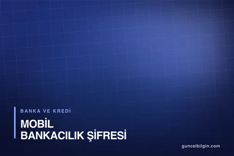 Mobil Bankacılık Şifresi Nasıl Alınır? Şubesiz İşlemler