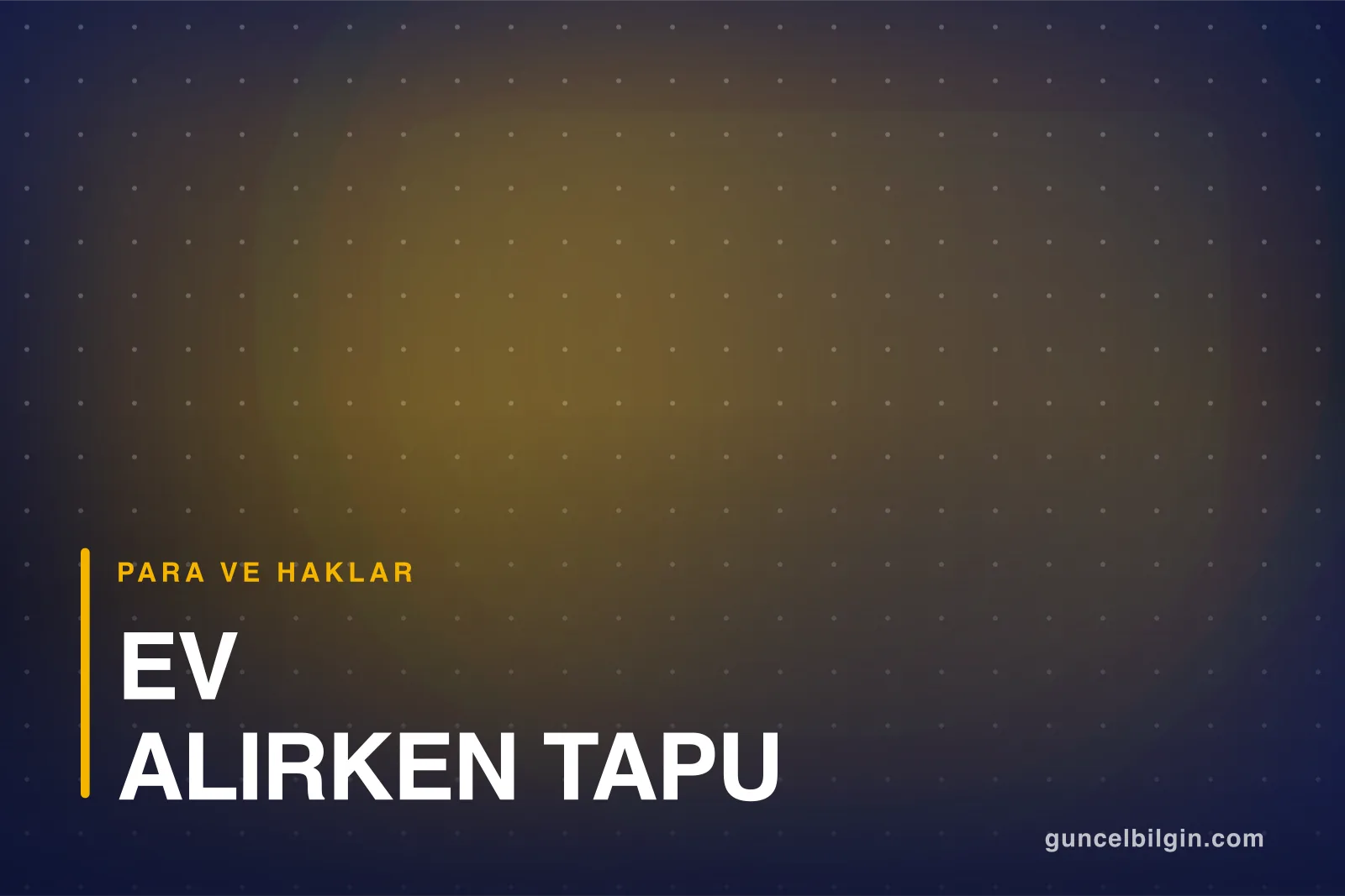 Ev Alırken Tapu Masrafı Ne Kadar? Web Tapu Başvurusu