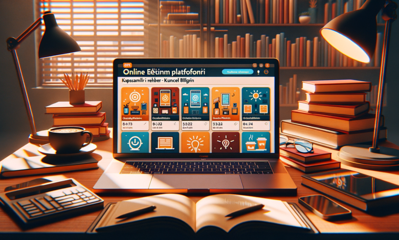 Online Eğitim Platformları hakkında blog yazısı kapak görseli